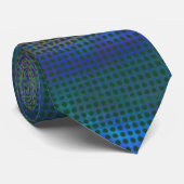 Cravate Écran en maille arc-en-ciel Peacock (Roulé)