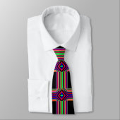 Cravate Écran Necktie Multicolore Et Diamant (Attaché)