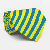 Cravate Écrans du drapeau ukrainien (Roulé)