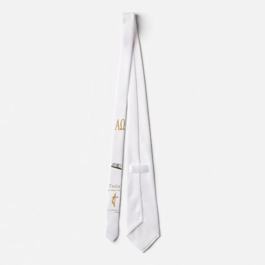 Cravate Écriture biblique chrétienne (Dos)