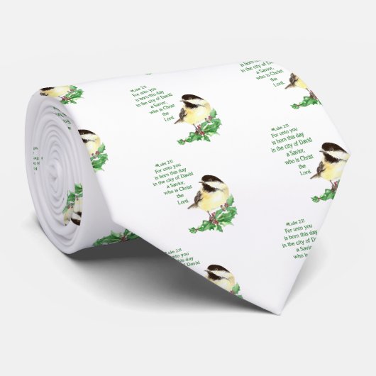 Cravate Écriture chrétienne de Noël Sticker Écriture (Roulé)