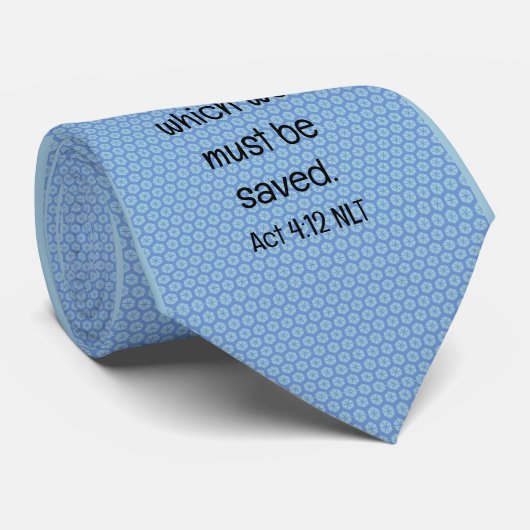 Cravate Écriture croisée Jésus (Roulé)