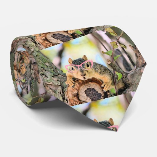 Cravate Écureuil chic (Roulé)