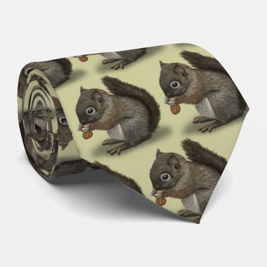 Cravate Écureuil de bébé (Roulé)