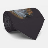 Cravate Écureuil de gris oriental - carolinensis de (Roulé)