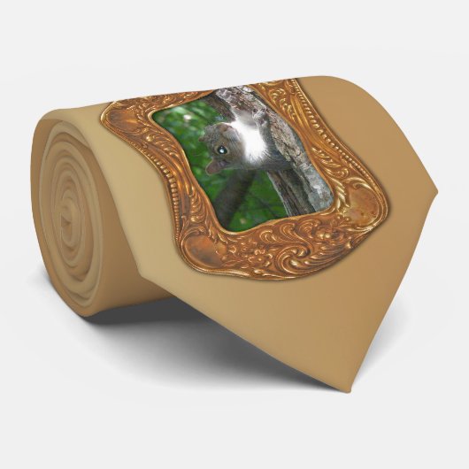 Cravate Écureuil gris (Sciurus carolinensis) (Roulé)