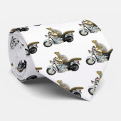 Cravate Écureuil sur la moto (Roulé)