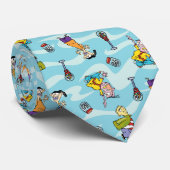 Cravate Ed, Edd, n Motif Eddy (Roulé)