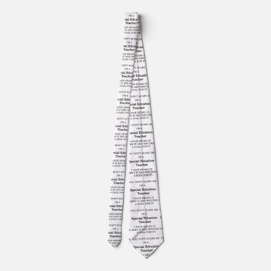 Cravate Ed spécial. Professeur (Dos)