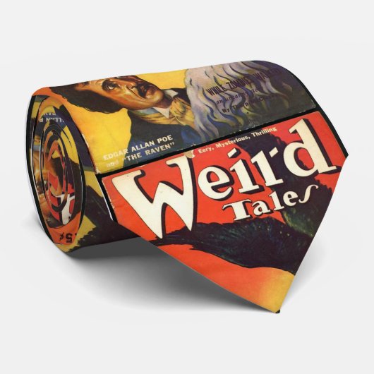 Cravate Edgar Allan Poe Couverture de contes étranges (Roulé)