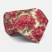 Cravate Edgy Birthday Gifts For Men Peonies (Roulé)