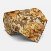 Cravate Edgy Dads Day Gifts Peonies (Roulé)