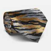 Cravate Edgy Gift  For Boyfriend Tiger (Roulé)