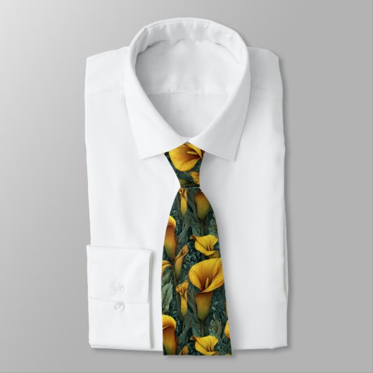Cravate Edgy Gifts For Men Calla Lilies Floral (Attaché)