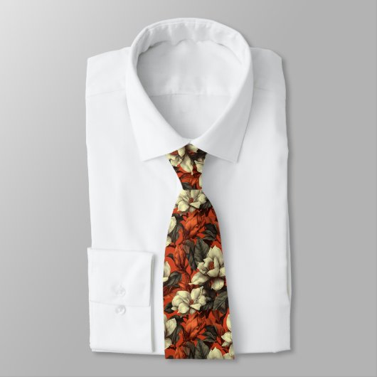 Cravate Edgy Gifts For Men Gardenias Flower (Attaché)