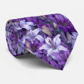 Cravate Edgy Graduation Gifts For Him Lilies Floral (Roulé)