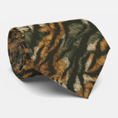 Cravate Edgy Mens Fashion Tiger Skin (Roulé)