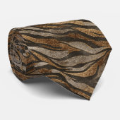 Cravate Edgy Menswear Ties Tiger (Roulé)