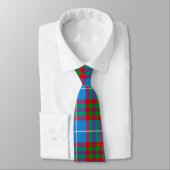 Cravate Edimbourg City Tartan Plaid Blue Red Purple Neck T (Attaché)