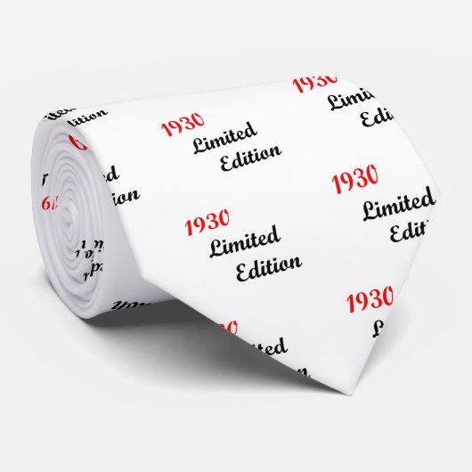 Cravate Édition 1930 limitée (Roulé)
