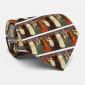 Cravate Edvard Munch - la danse de la vie (Roulé)