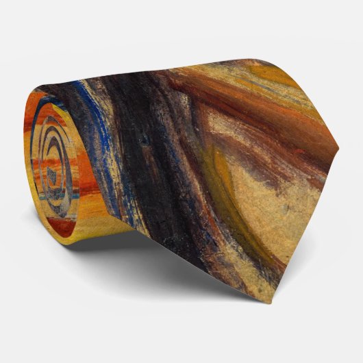 Cravate Edvard Munch - Le cri 1910 (Roulé)