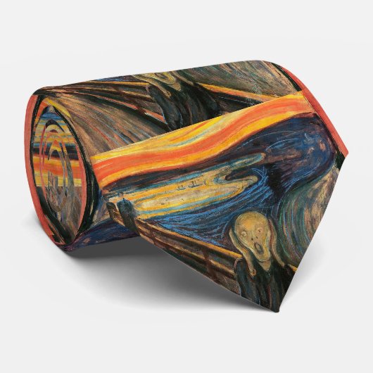 Cravate Edvard Munch, "The Scream" (Roulé)