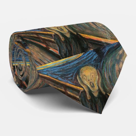 Cravate Edvard Munch, "The Scream" (Roulé)