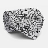 Cravate Eerie Arachnid/Spider & Web (Roulé)