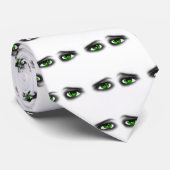 Cravate Eerie Green Eyes (Roulé)