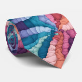 Cravate Effet Ombre du jeu de couleurs (Roulé)