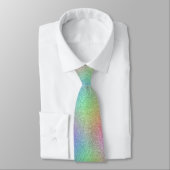 Cravate Effet Parties scintillant arc-en-ciel (Attaché)