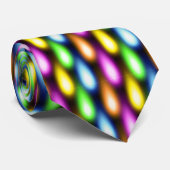 Cravate Effets lumineux colorés (Roulé)