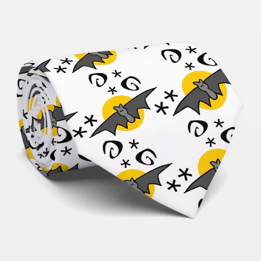 Cravate éffrayante de Halloween (Roulé)