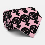 Cravate Égalité des droits pour des femmes (Roulé)