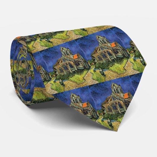 Cravate Eglise à Auvers-sur-Oise par Vincent van Gogh (Roulé)