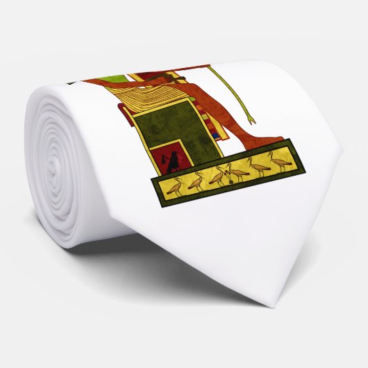 Cravate Egyptian Deity Thoth (Roulé)