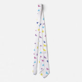 Cravate Eighties Colorful Retro Triangle Pattern (Dos)