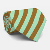 Cravate Einstein Simple Stripe Satin Necktie (Roulé)