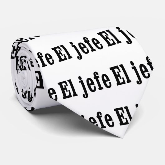 Cravate El jefe "Le patron" (Roulé)