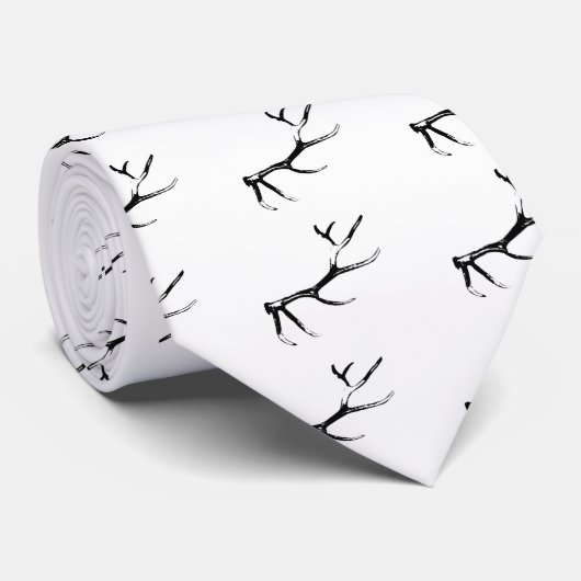 Cravate Élans Antler (Roulé)
