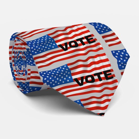 Cravate Élection 2020 Vote (Roulé)