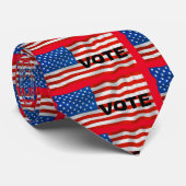 Cravate Élection 2020 Vote Rouge (Roulé)
