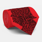 Cravate Élection 2024 Donald Trump pour le président Red B (Roulé)