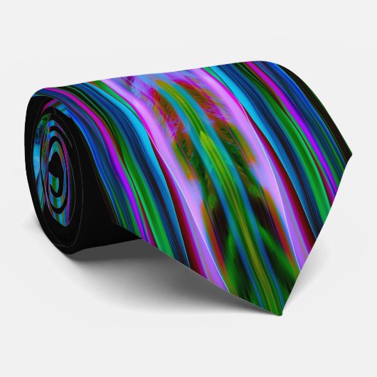 Cravate Electric Spectrum Art Tie (Roulé)