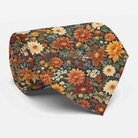 Cravate Élégance d'automne (Roulé)