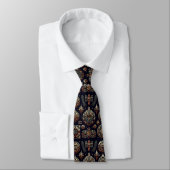 Cravate Élégance ornementale bijoux (Attaché)