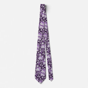 Cravate Élégance violette