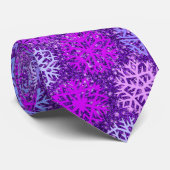 Cravate Élégance violette gelée (Roulé)