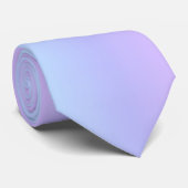 Cravate Elégant Abstrait Arc-en-ciel couleur violet bleu (Roulé)